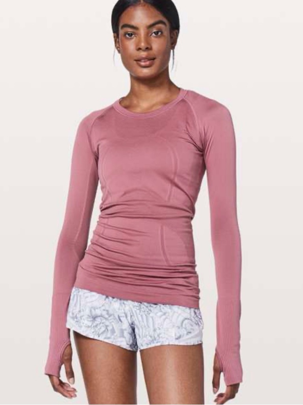 New lululemon athletica swiftly tech Long-Sleeve Crew in Dusty Rose